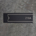 Door Numbers - Door Number Sign Acrylic & Wood - Strict Style - Photo #13