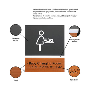 Information signs Cleaning Room Signage - "Dragon" Design - Photo #5
