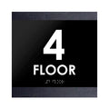 Floor Signs - 4th Floor Sign "Buro" Design - Photo #8