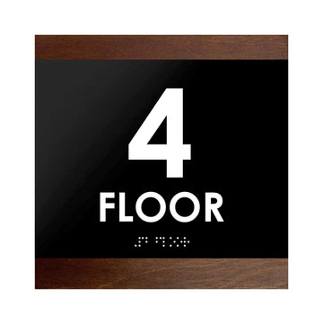 Floor Signs - 4th Floor Sign "Buro" Design - Photo #9