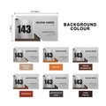 Door Numbers Office Number Sign with Custom Text: Wood & Stainless Steel Plate — "Creative" Design - Photo #4