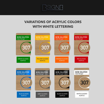 Information signs Fire Extinguisher Wall Sign: Wood & Acrylic Plate — "Genova" Design - Photo #6