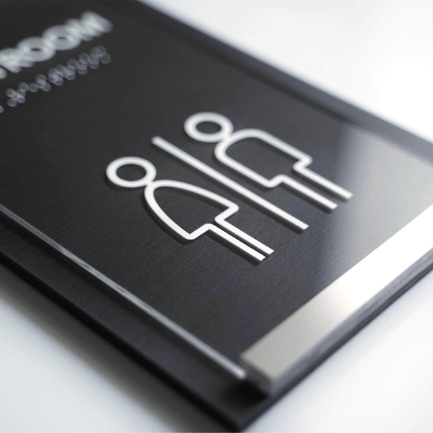 Information signs Interior Acrylic & Wood Sign for Kitchen "Otherside" Design