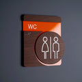 Bathroom Signs All Gender Bathrooms Signs - "Genova" Design - Photo #8