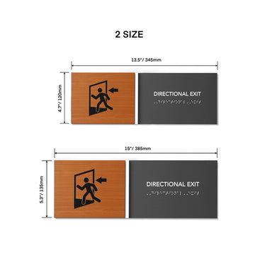 Door Signs Сustom name sign for office - Stairs Sign: Wood & Acrylic Plate — "Dragon" Design - Photo #3