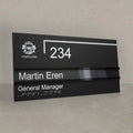 Door Signs - Acrylic Nameplate Door Sign - Photo #7