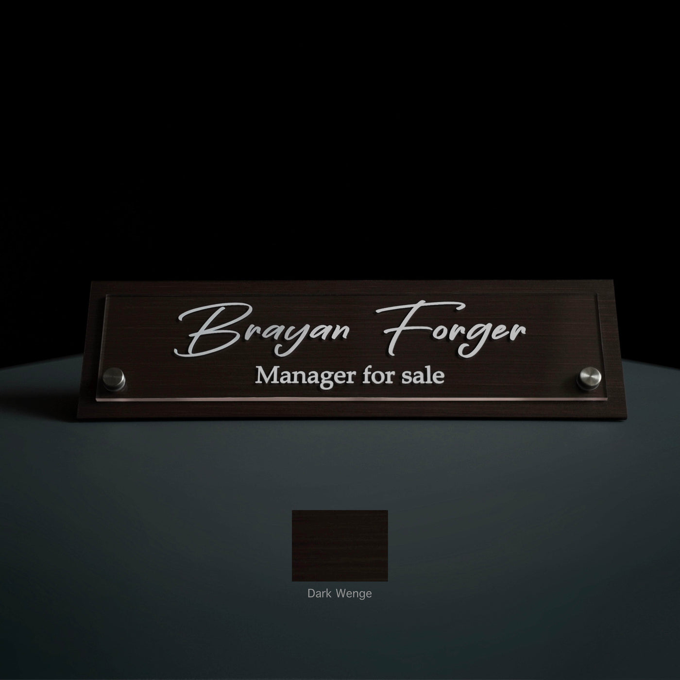 Desk sign Desk Name Sign - Office Decor