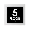 Floor Signs - 5s Floor Sign - Interior Acrylic Sign - "Simple" Design - Photo #3