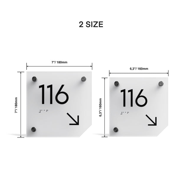 a white clock with two numbers on it