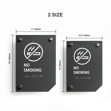 a picture of two signs that say no smoking and no smoking - Photo #3