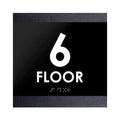 Floor Signs - 6ft Floor Sign "Buro" Design - Photo #7