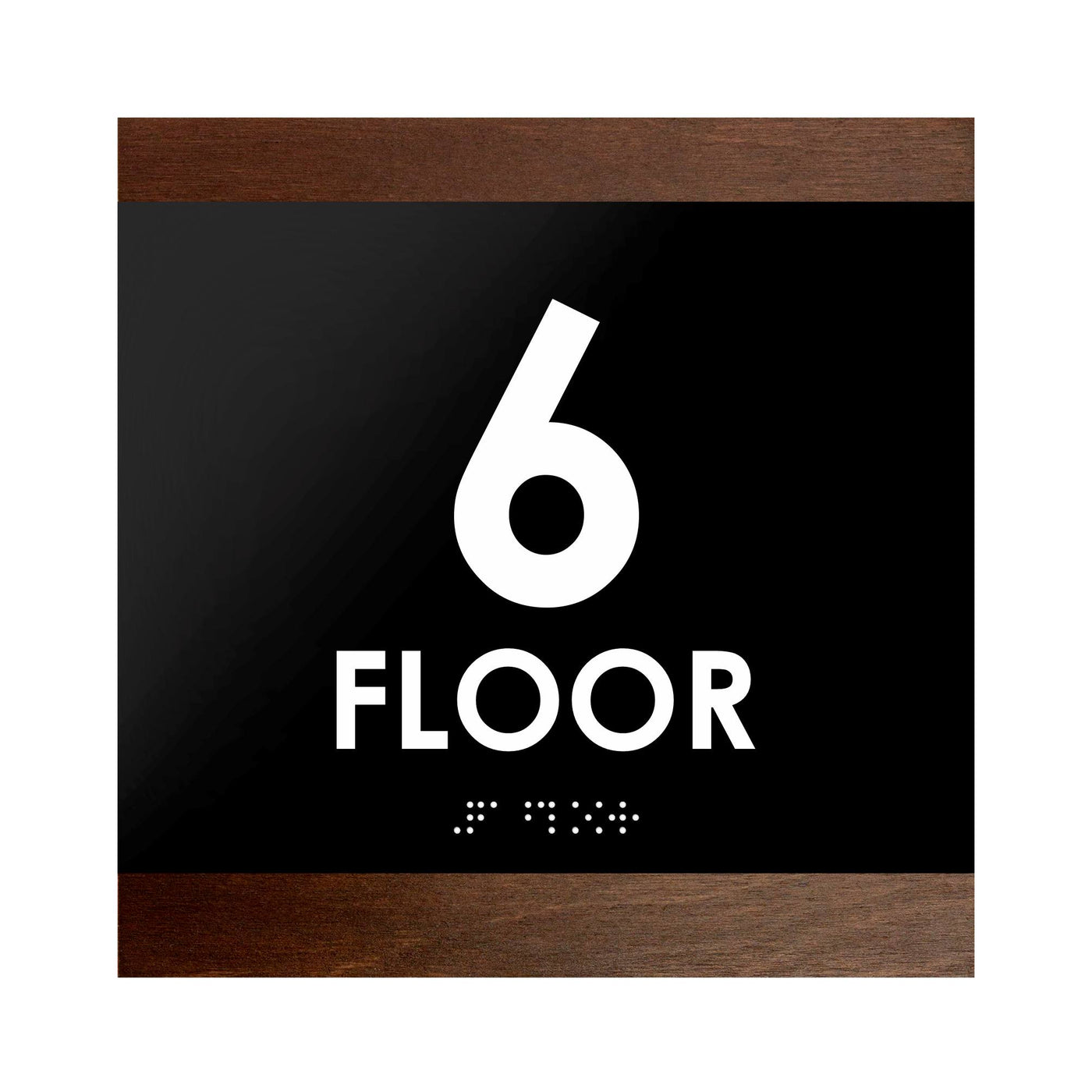 Floor Signs - 6ft Floor Sign "Buro" Design