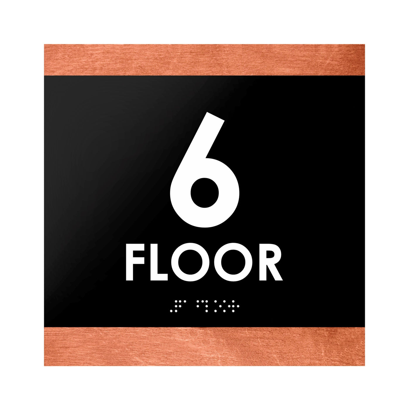 Floor Signs - 6ft Floor Sign "Buro" Design