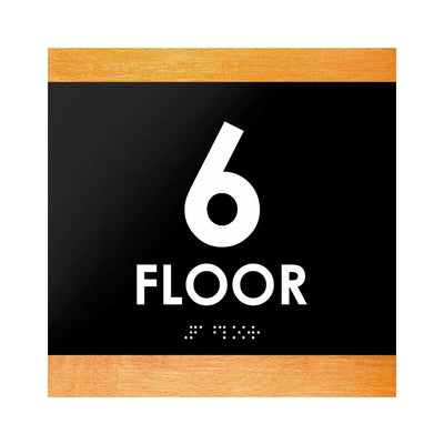 Floor Signs - 6ft Floor Sign "Buro" Design