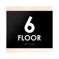 Floor Signs - 6ft Floor Sign "Buro" Design - Photo #6