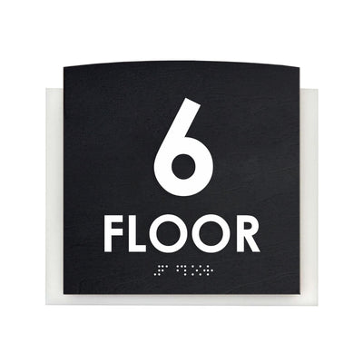 Floor Signs - 6ft Floor Sign "Scandza" Design