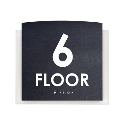 Floor Signs - 6ft Floor Sign "Scandza" Design