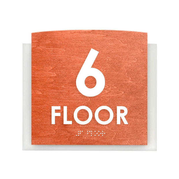 Floor Signs - 6ft Floor Sign "Scandza" Design