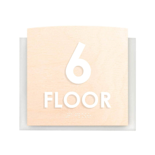 Floor Signs - 6ft Floor Sign "Scandza" Design