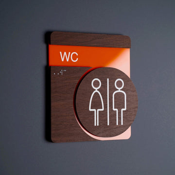 Information signs Wardrobe Closet Sign: Wood Sign — "Genova" Design - Photo #8