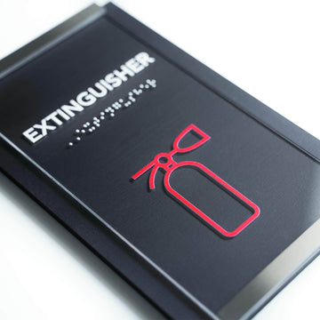 Information signs Fire Extinguisher Wall Sign "Otherside" Design - Photo #8