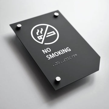 a no smoking sign on a white surface - Photo #7