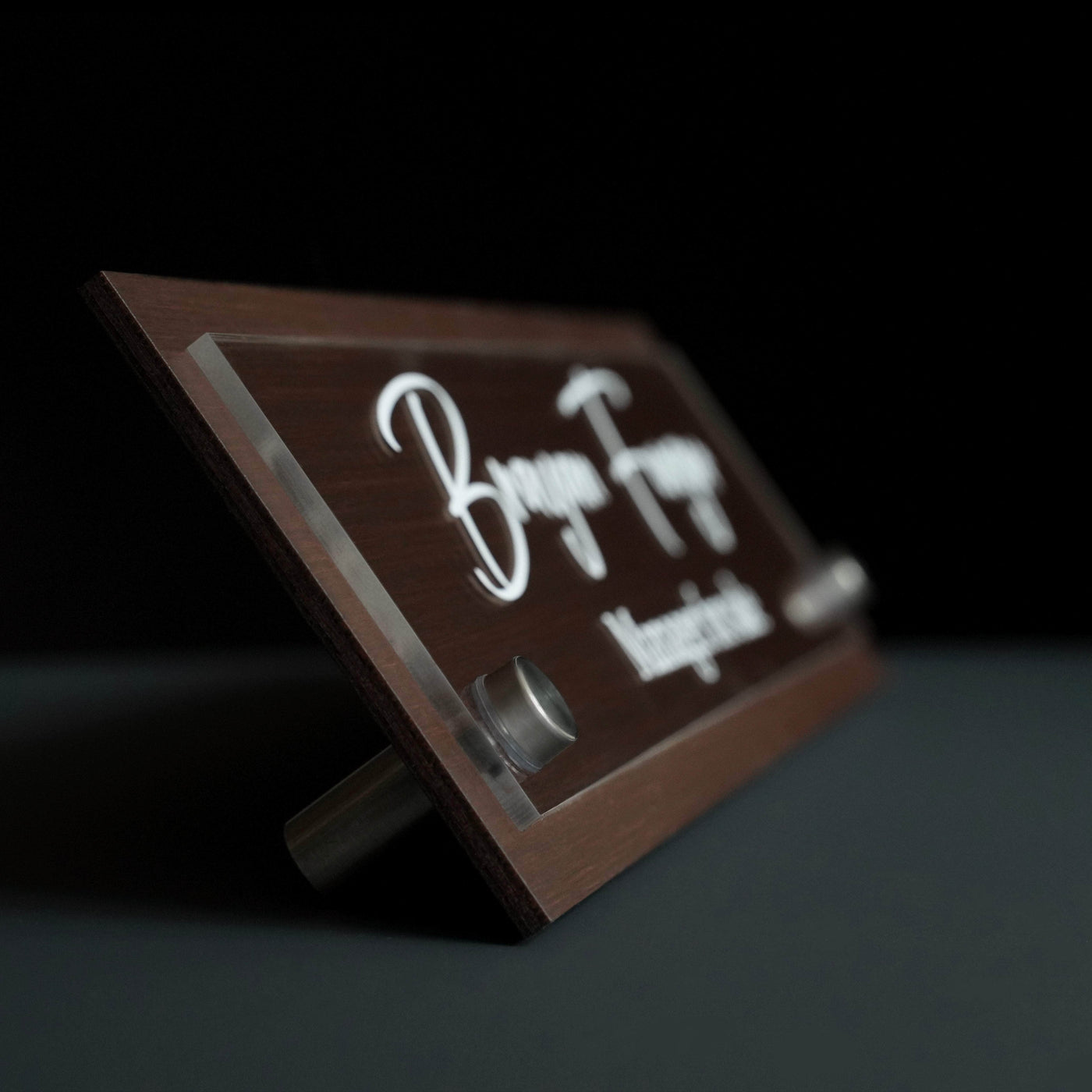 Desk sign Desk Name Sign - Office Decor