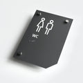a black and white sign on a white surface - Photo #7