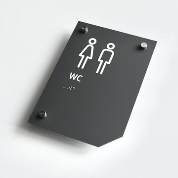 a black and white sign on a white surface - Photo #7