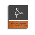 Bathroom Signs Baby Change Room Signage for Mother - "Dragon" Design - Photo #1