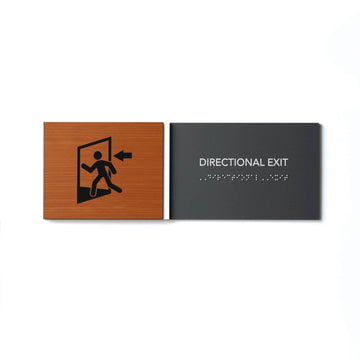 Door Signs Сustom name sign for office - Stairs Sign: Wood & Acrylic Plate — "Dragon" Design - Photo #1
