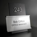 Door Signs Room Number Sign with Name Plate: Wood & Acrylic Sign - Photo #10