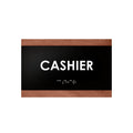 Door Signs - Cashier Signs Wood Door "Buro" Design - Photo #12