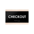 Door Signs - Checkout Signs Wood Door "Buro" Design - Photo #4