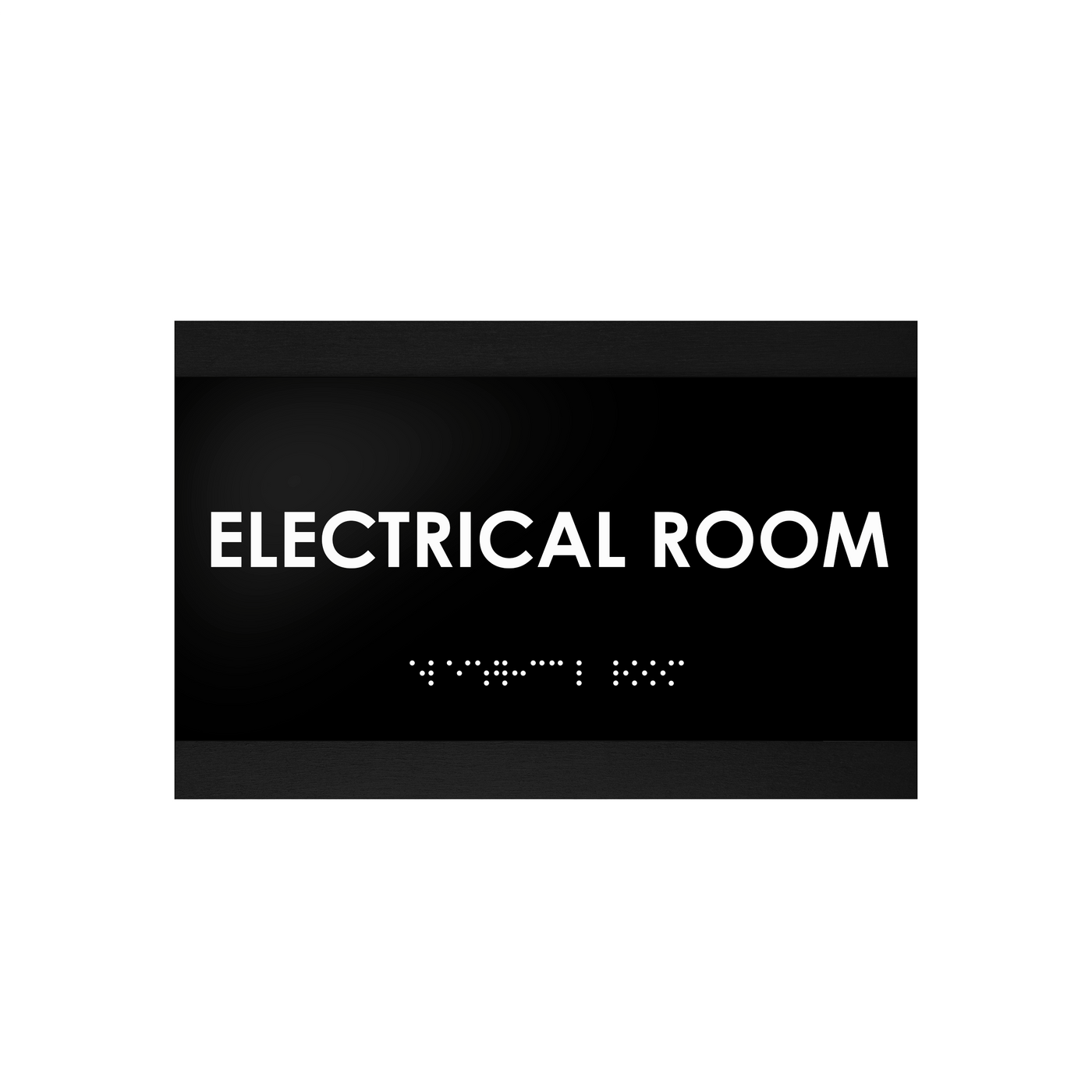 Door Signs - Electrical Room Wood Door Sign "Buro" Design