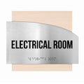 Electrical Room Steel Sign "Wave" Design - Photo #12
