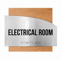 Electrical Room Steel Sign "Wave" Design - Photo #13