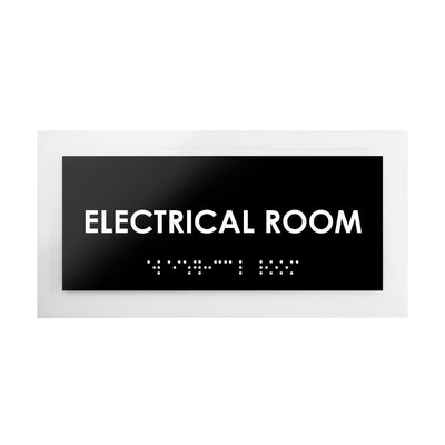 Door Signs - Acrylic Electrical Room Door Sign "Simple" Design