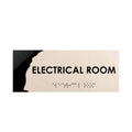 Door Signs - Electrical Room Wood Door Sign "Sherwood" Design - Photo #9