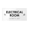 Electrical Room Acrylic Door Sing "Classic" Design - Photo #4