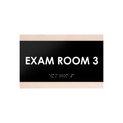 Exam Room - Custom Wood Door Sign "Buro" Design