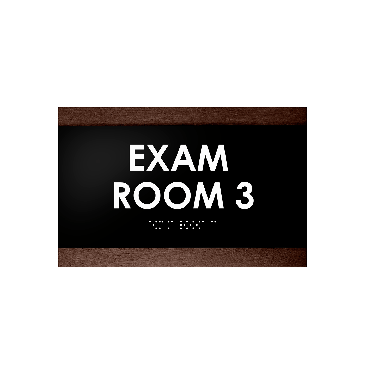 Exam Room - Custom Wood Door Sign "Buro" Design