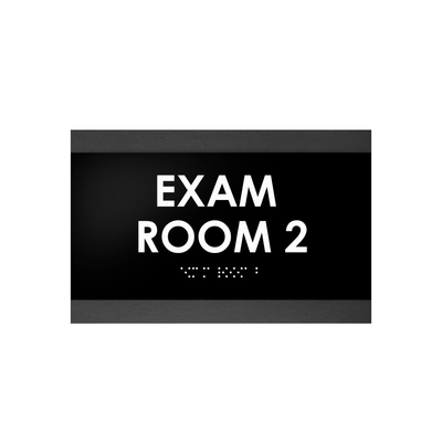 Exam Room - Custom Wood Door Sign "Buro" Design