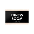 Door Signs - Fitness Room Wood Door Sign "Buro" Design - Photo #13