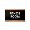 Door Signs - Fitness Room Wood Door Sign "Buro" Design - Photo #6