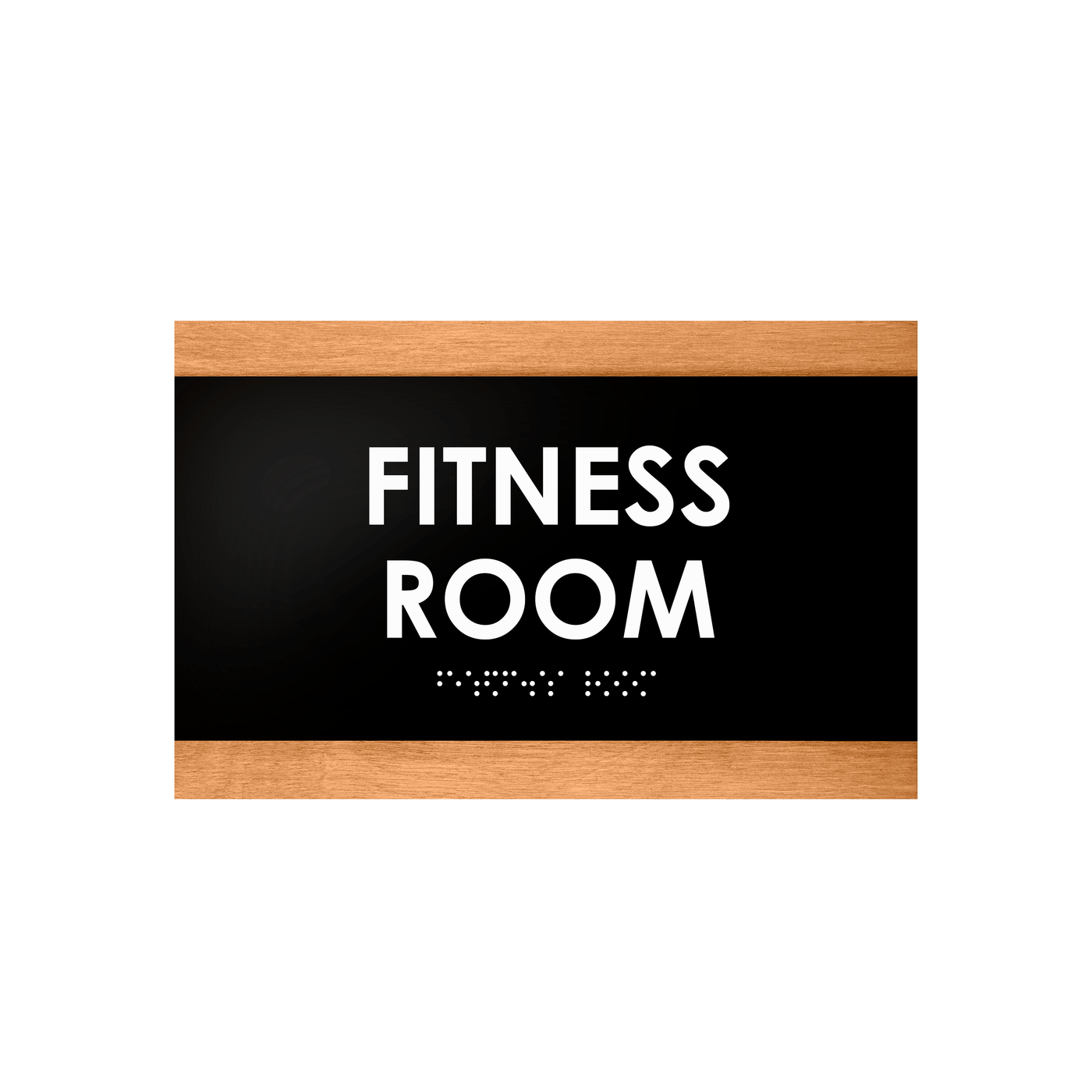 Door Signs - Fitness Room Wood Door Sign "Buro" Design