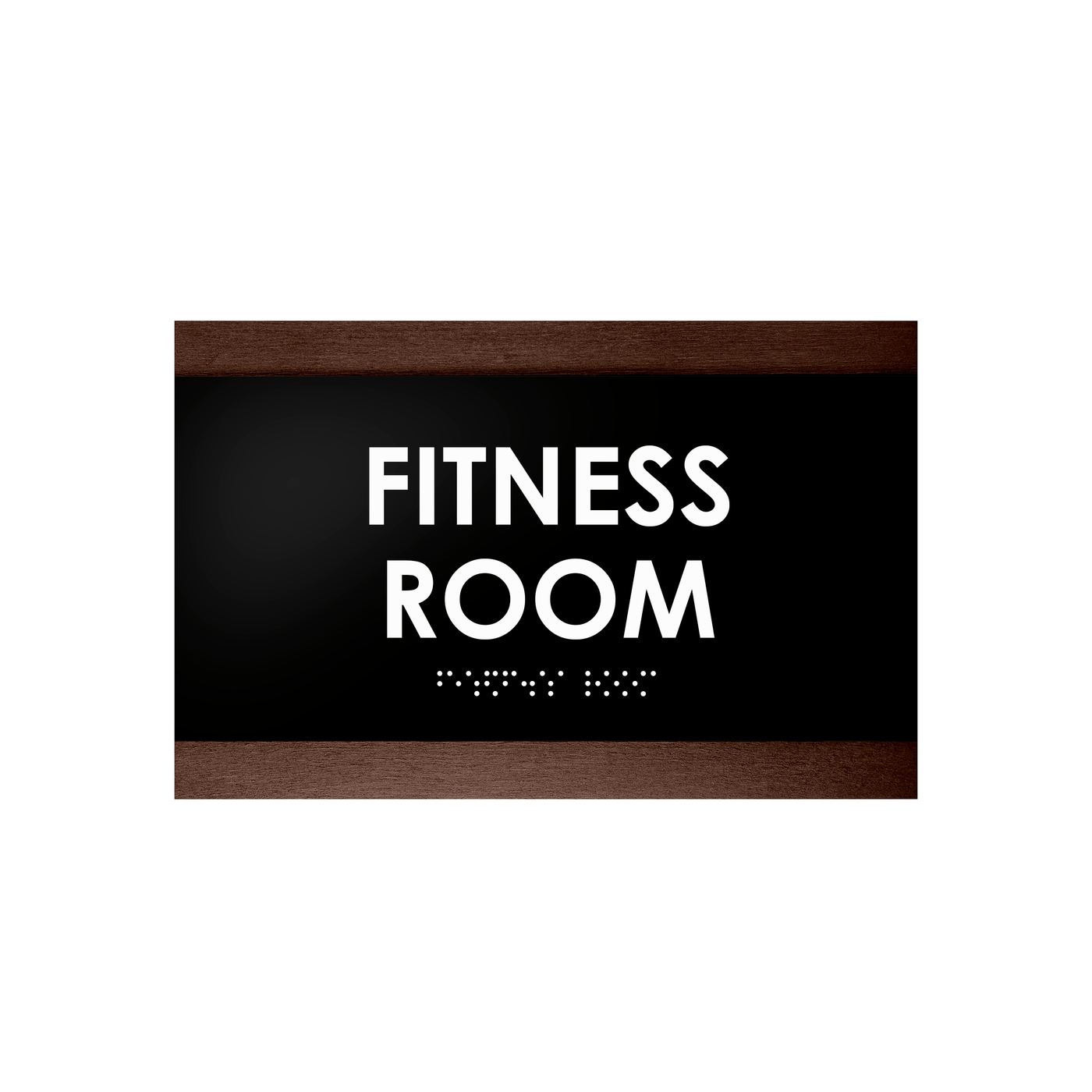 Door Signs - Fitness Room Wood Door Sign "Buro" Design