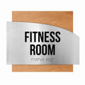 Fitness Room Steel Sign "Wave" Design - Photo #13