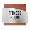 Fitness Room Steel Sign "Wave" Design - Photo #15