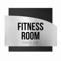 Fitness Room Steel Sign "Wave" Design - Photo #16
